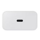 SAMSUNG 25W Power Adapter USB-C (EP-T2510 ) design compatto (GaN Technology) /Support PD 3.0 PPS Max 25W - White