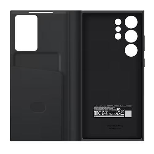 Samsung Galaxy S23 Ultra Smart View Wallet Case - Black