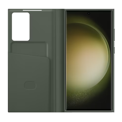 Samsung Galaxy S23 Ultra Smart View Wallet Case - Green