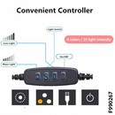 Live Voice Professional MOBILE PHONE STAND 4-in-1 | LED Ring light | 2 Phone Holder | MIC Holder - F990267
