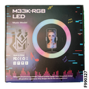 M33K-RGB LED Musical Model Ring Light with Stand and Remote Control
