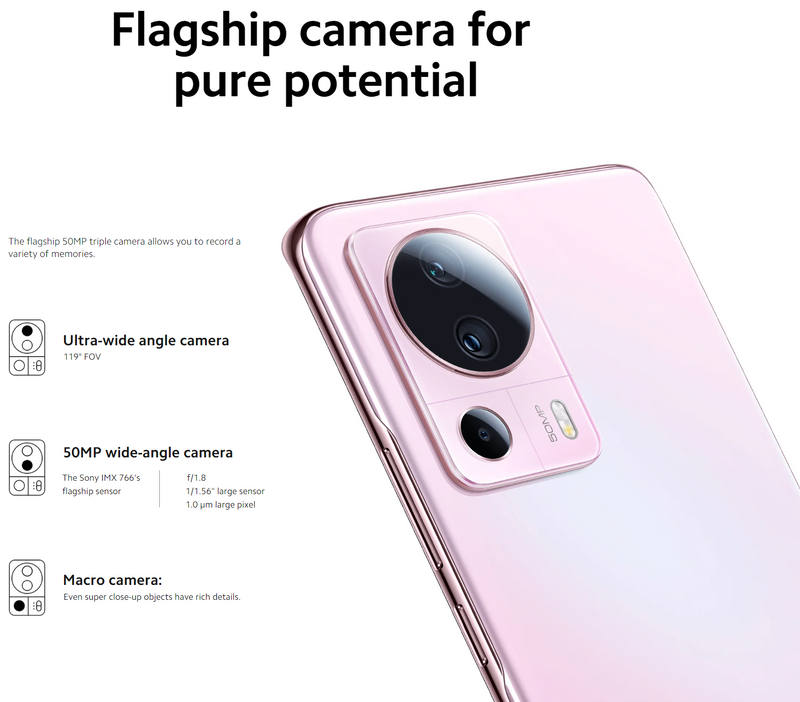 Xiaomi 13 Lite 5G (8GB+256GB) - Black
